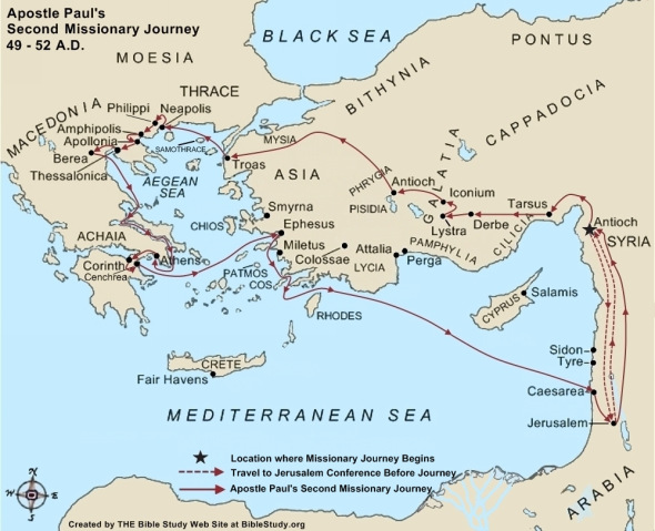 Mapping Paul’s Journeys: Bible Charts for the New Testament hero image